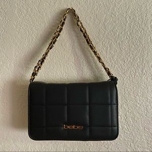 BEBE black & gold crossbody bag 🖤